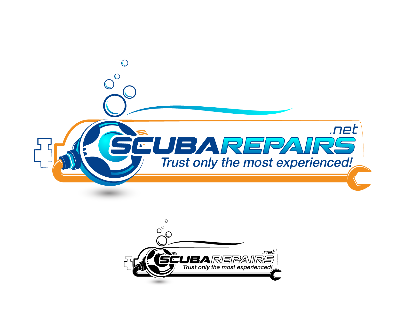 Logo Design entry 1090980 submitted by LJPixmaker to the Logo Design for Scubarepairs.net run by dri$1170