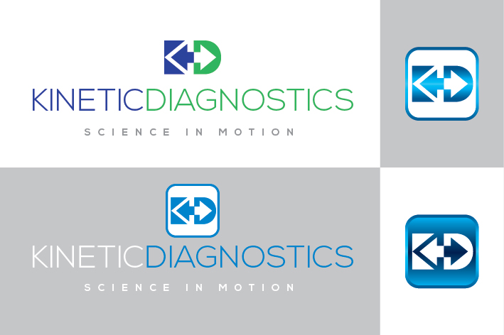 Logo Design entry 1097543 submitted by erongs16 to the Logo Design for Kinetic Diagnostics, Inc (or use KDx)  run by kineticdx