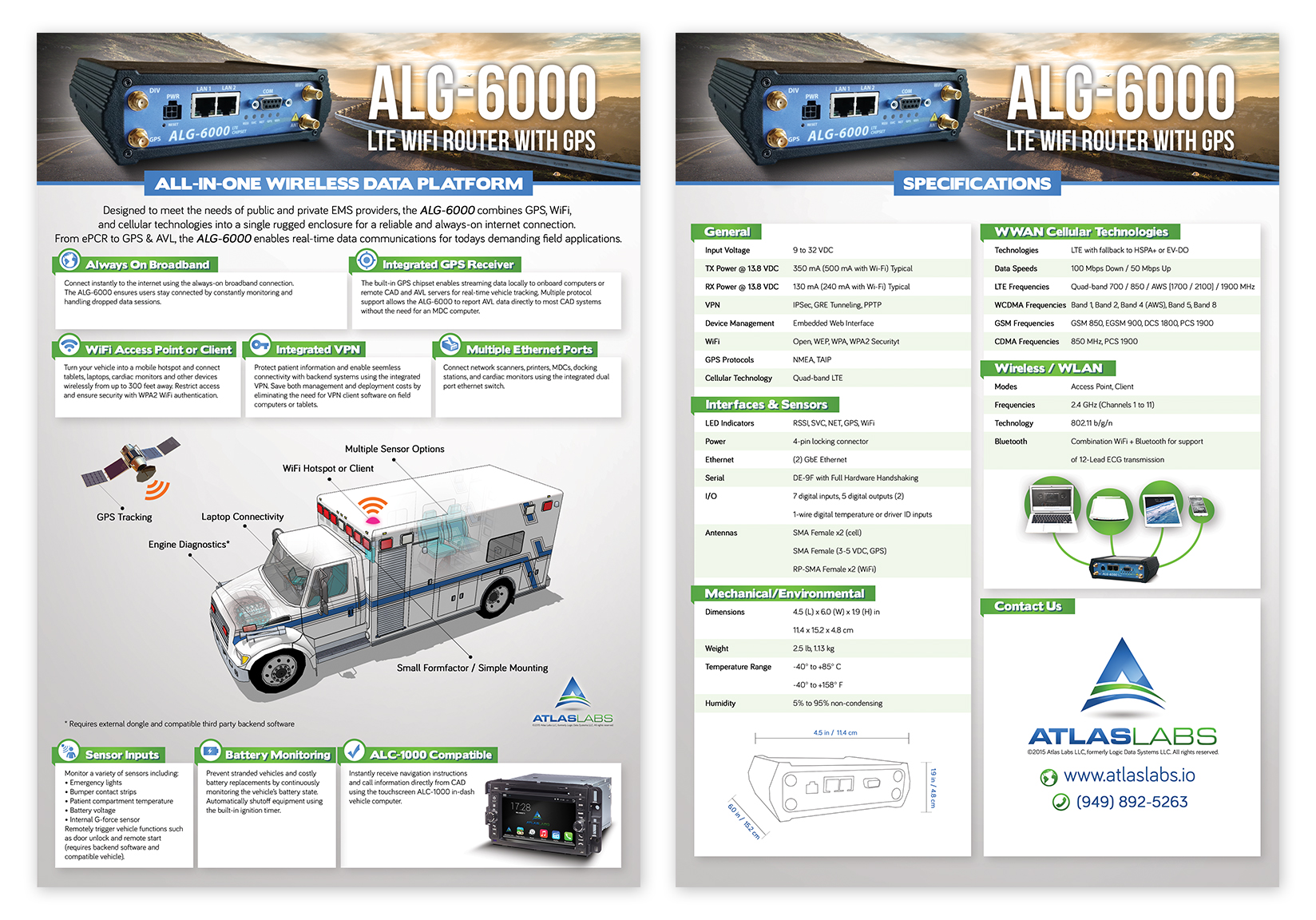 Brochure Design entry 1109442 submitted by digitale to the Brochure Design for Atlas Labs run by llama473