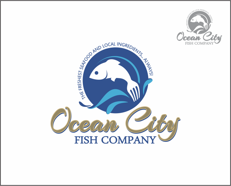 Logo Design Entry 1113240 submitted by artrage to the contest for Ocean City Fish Company run by ryaff