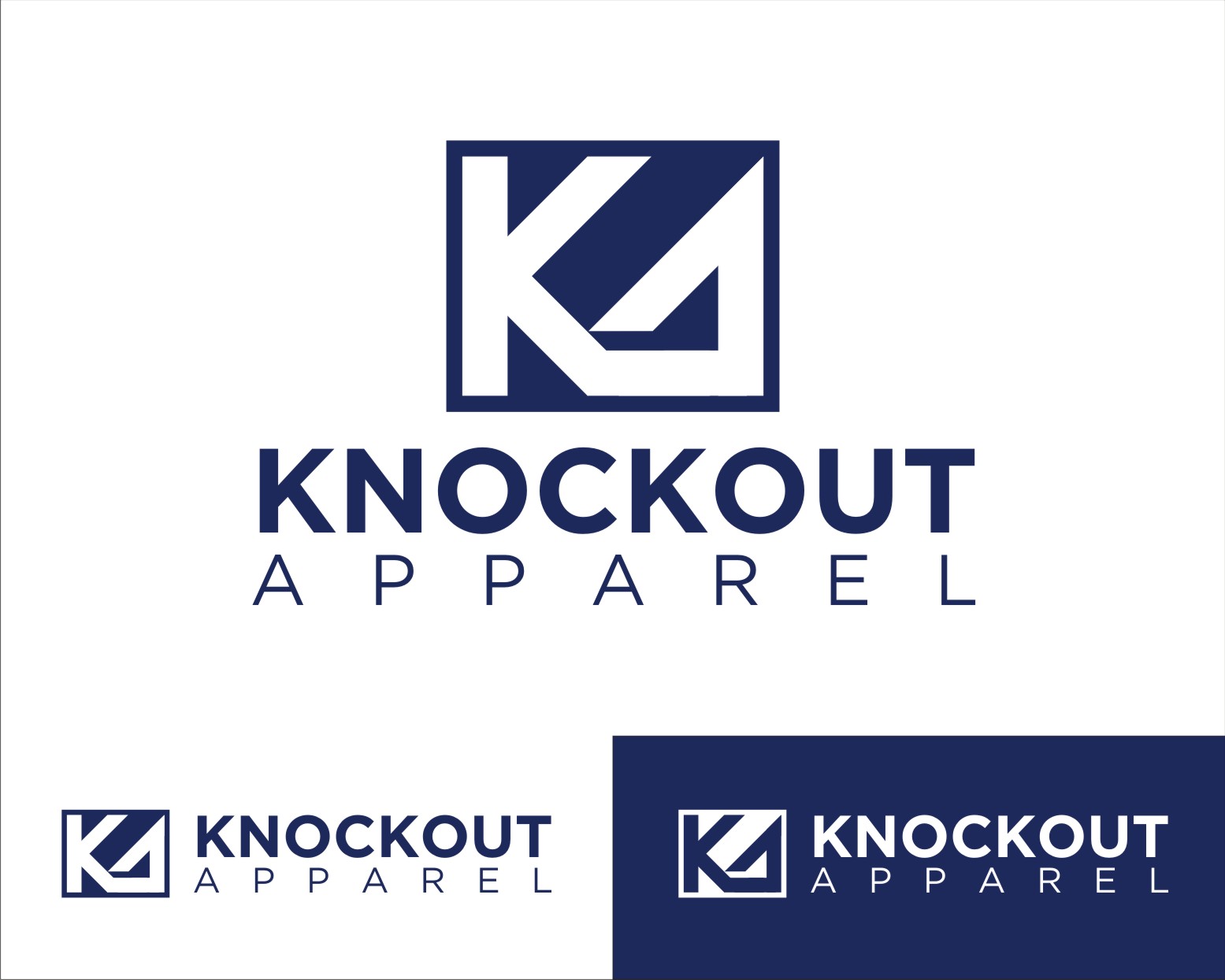 Logo Design entry 1132727 submitted by kembarloro to the Logo Design for Knockout Apparel run by Team Parrella