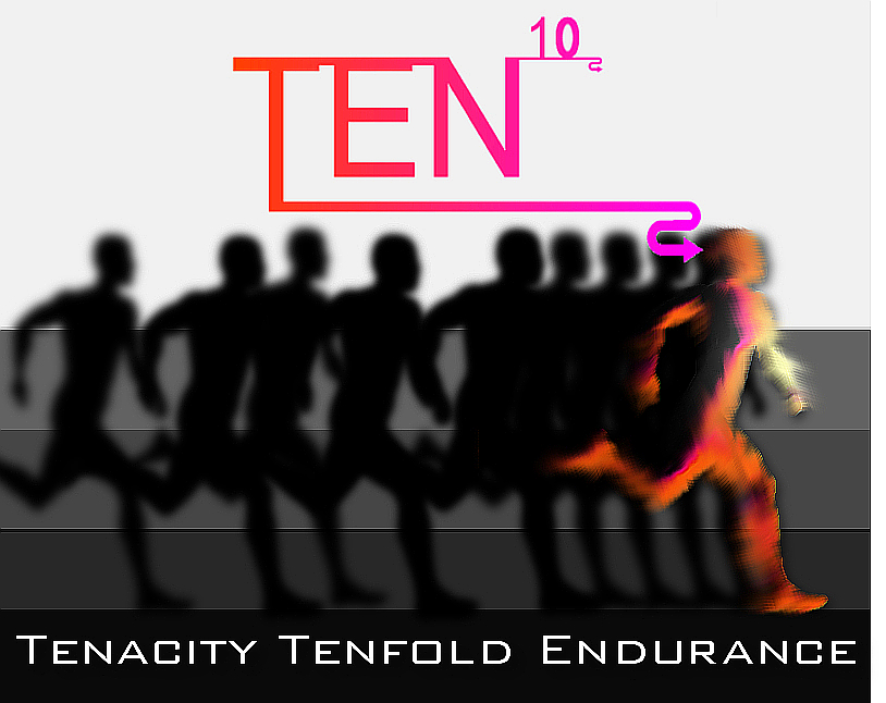 Logo Design Entry 1152088 submitted by Kevin Roddy to the contest for Tenacity Tenfold Endurance run by kenziebarlow