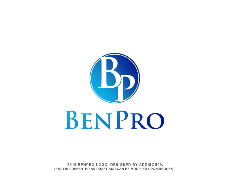 Logo Design entry 1168010 submitted by Addison09 to the Logo Design for BenPro run by BenPro