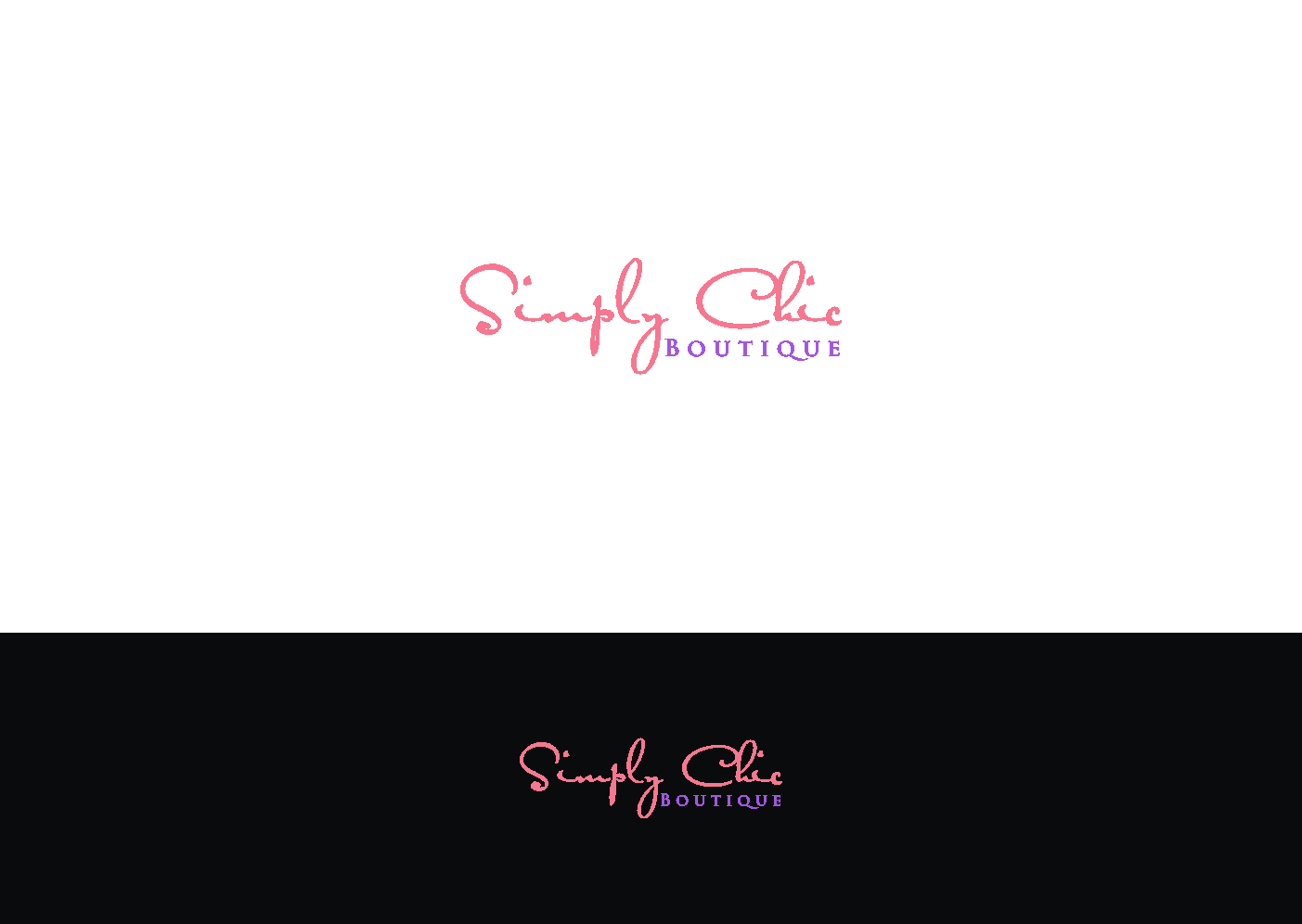 Logo Design Entry 1172990 submitted by Mbok Ndewor to the contest for Simply Chic Boutique run by sharlaheinz