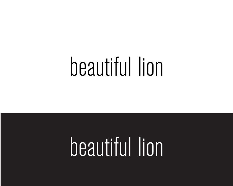 Logo Design entry 1173934 submitted by dsdezign to the Logo Design for beautiful lion run by bellaleo