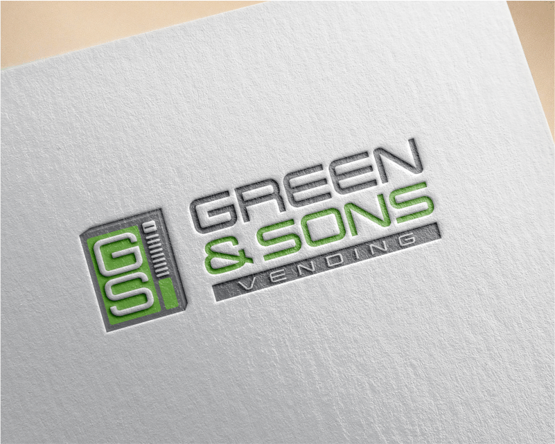 Logo Design Entry 1184998 submitted by jellareed to the contest for Green and Sons Vending run by greenmachine