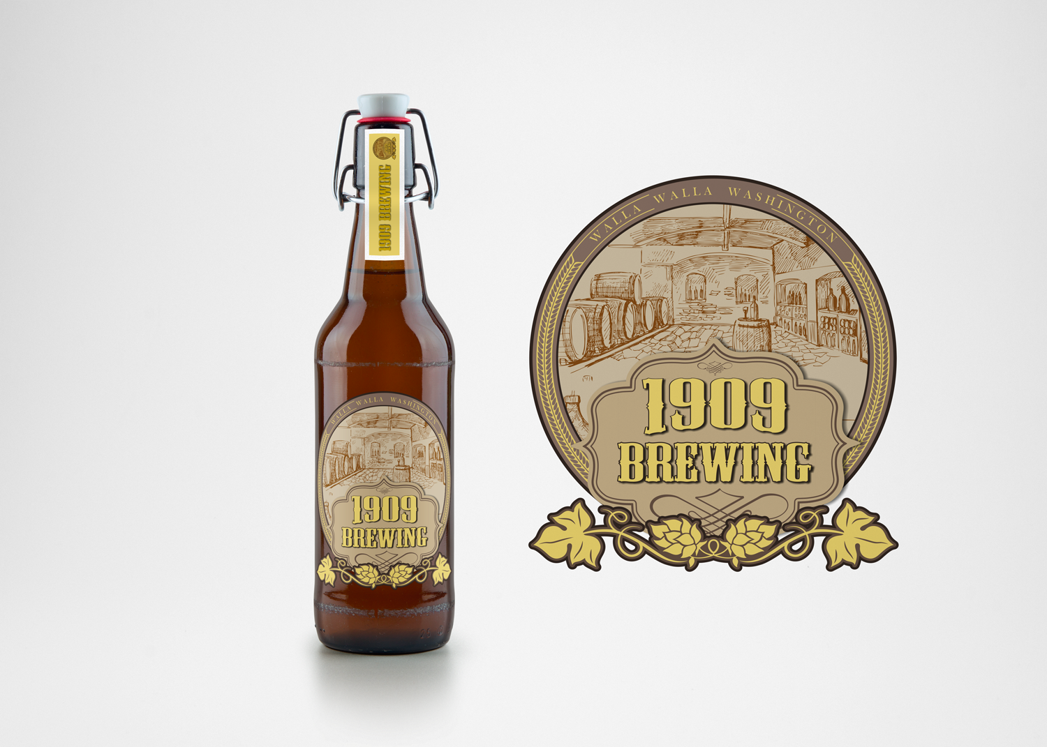 Logo Design entry 1193821 submitted by derho to the Logo Design for 1909 Brewing run by 1909brewing