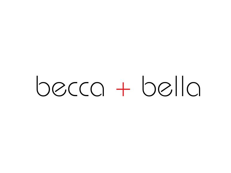 Logo Design entry 1208263 submitted by Love Designer to the Logo Design for becca + bella run by Chaya Moller