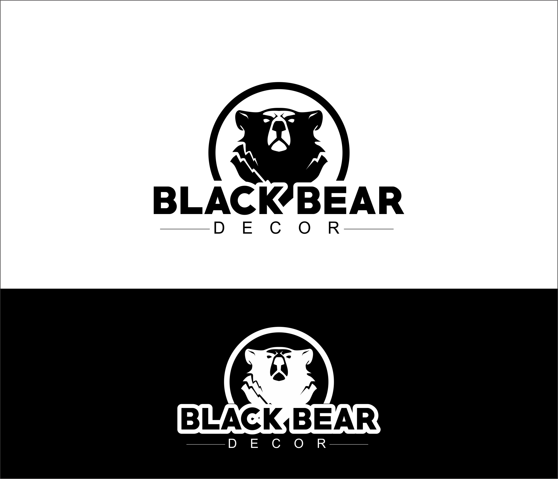 Logo Design Entry 1208918 submitted by Love Designer to the contest for Black Bear Decor run by chris_armstrong_1