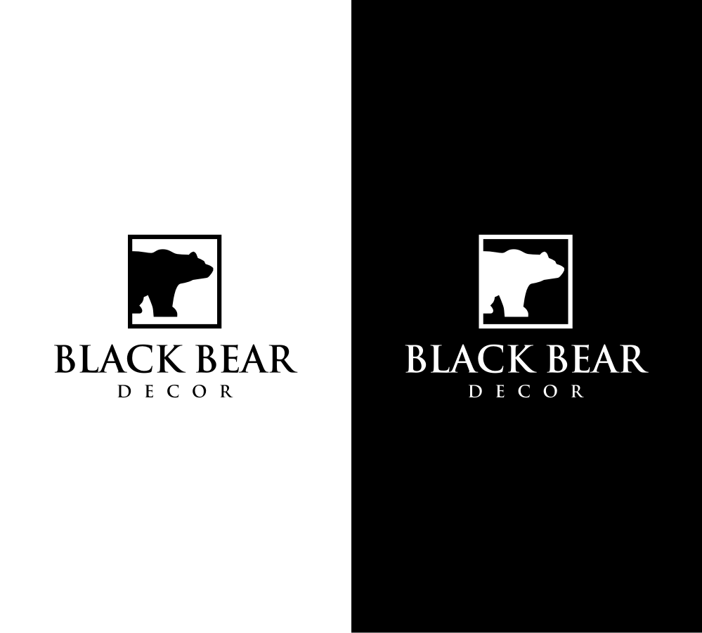 Logo Design Entry 1208921 submitted by Dinar to the contest for Black Bear Decor run by chris_armstrong_1