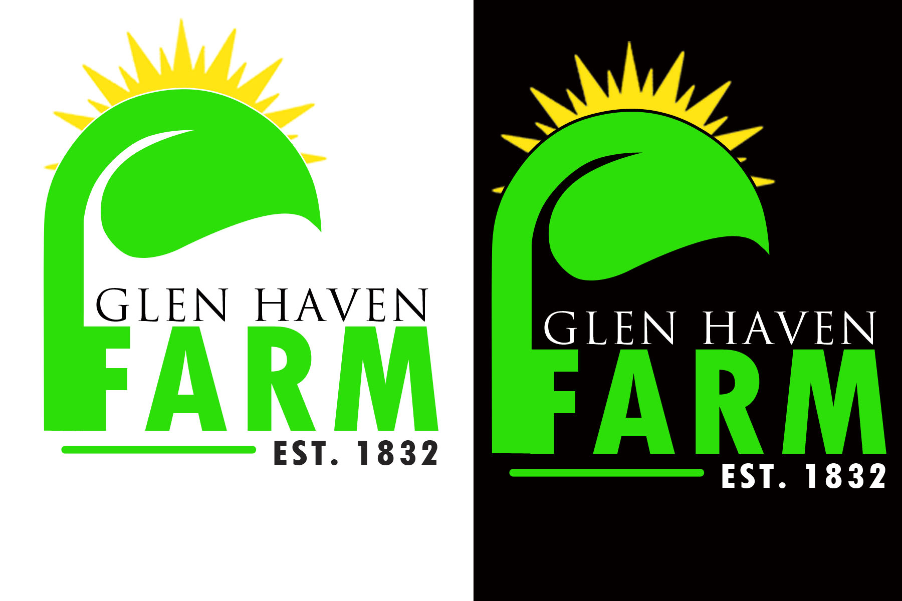 Logo Design Entry 1209786 submitted by janrey to the contest for Glen Haven Farm run by Glen Haven Farm