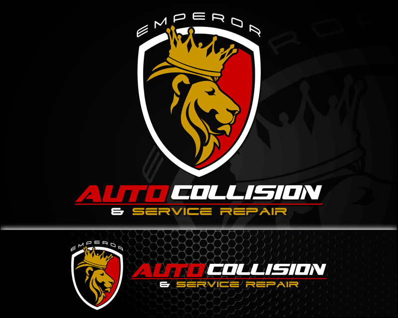 Another design by benteotso submitted to the Logo Design for EMPEROR Auto Collision & Service Repair by automastersdeals