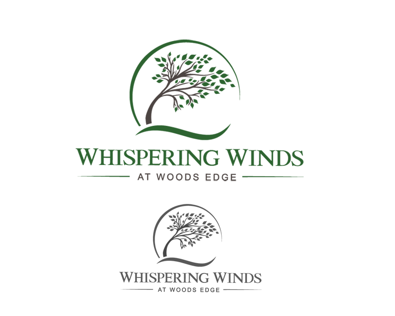 Logo Design entry 1219000 submitted by alex.projector to the Logo Design for Whispering Winds at Woods Edge run by czentko