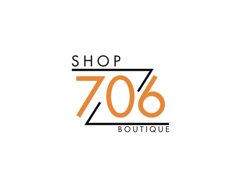 Logo Design Entry 1226702 submitted by derho to the contest for "The Shop 706" or "Shop 706" "706 Boutique" "Shop 706 Boutique" run by lsendra