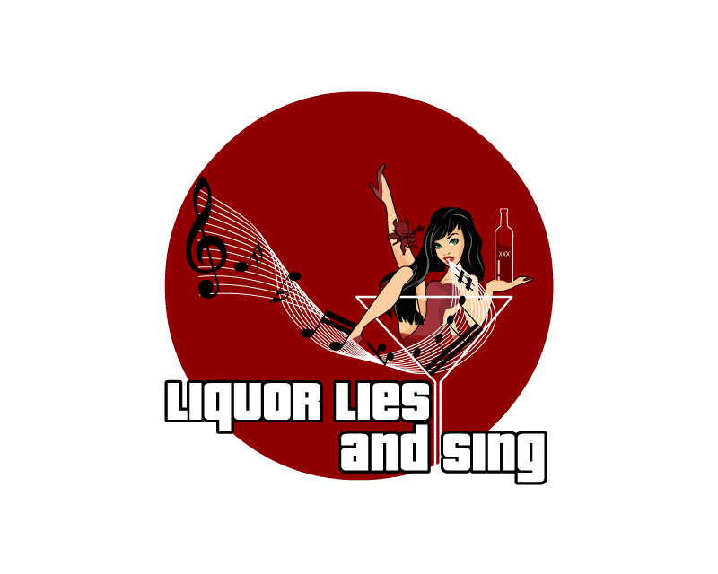 Logo Design Entry 1227805 submitted by boycoll to the contest for Liquor Lies and Sing run by liquorliesandsing