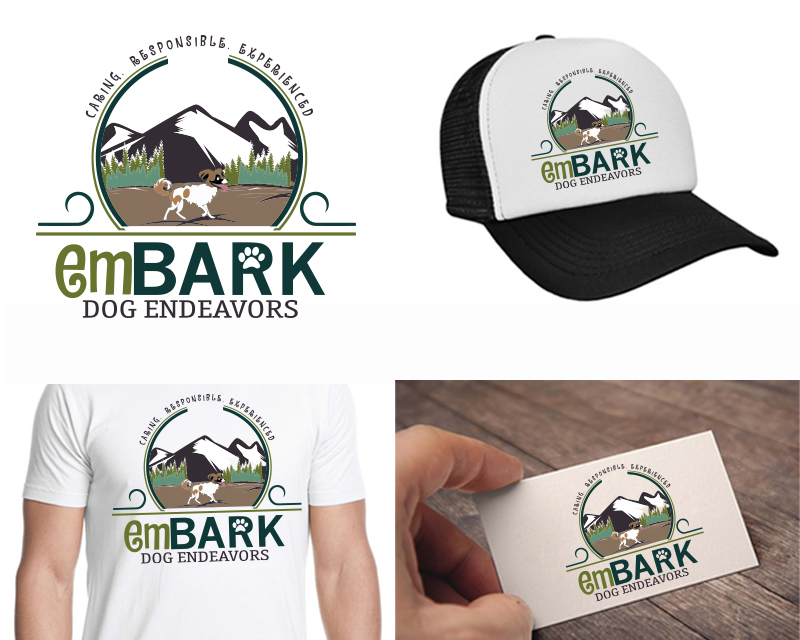 Logo Design Entry 1239633 submitted by jonny2quest to the contest for emBARK Dog Endeavors run by Chloe