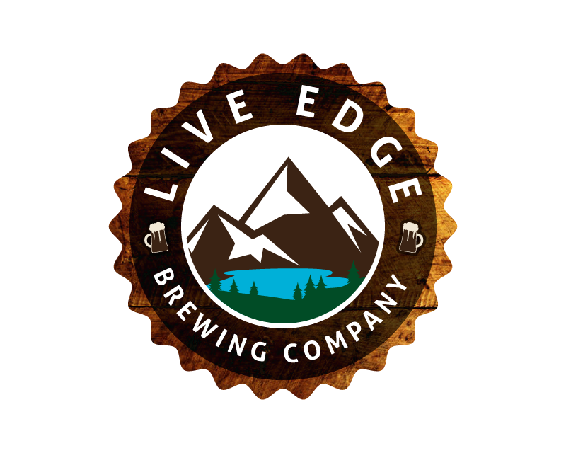 Logo Design entry 1243831 submitted by JHONG to the Logo Design for Live Edge Brewing Company run by Rohring
