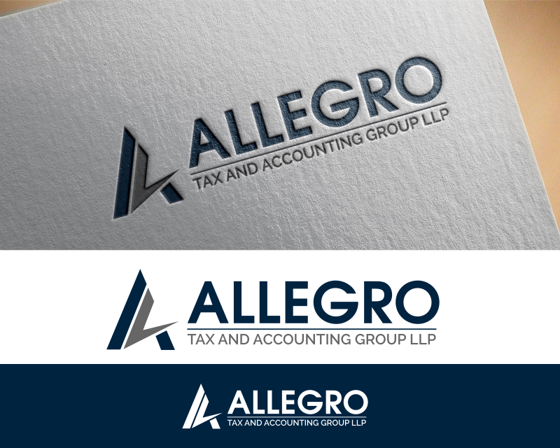 Logo Design entry 1244148 submitted by sella to the Logo Design for Allegro Tax and Accounting Group LLP run by langleycga