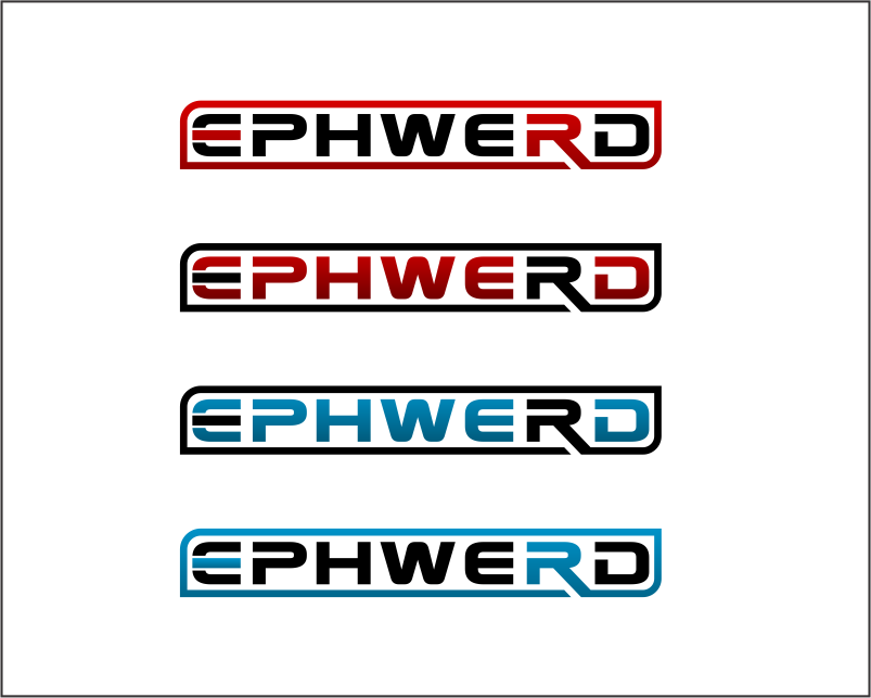 Logo Design entry 1257477 submitted by JHONG to the Logo Design for Ephwerd run by Cody.baines