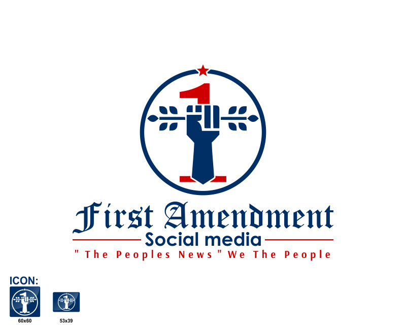 Logo Design Entry 1261506 submitted by jamingil67598papulo to the contest for First Amendment Social media  run by Eric L