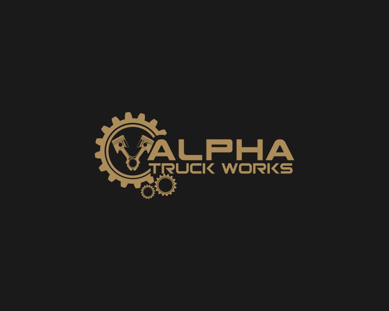 Logo Design entry 1283089 submitted by Nyal_Nyul to the Logo Design for Alpha Truck Works run by Rybred