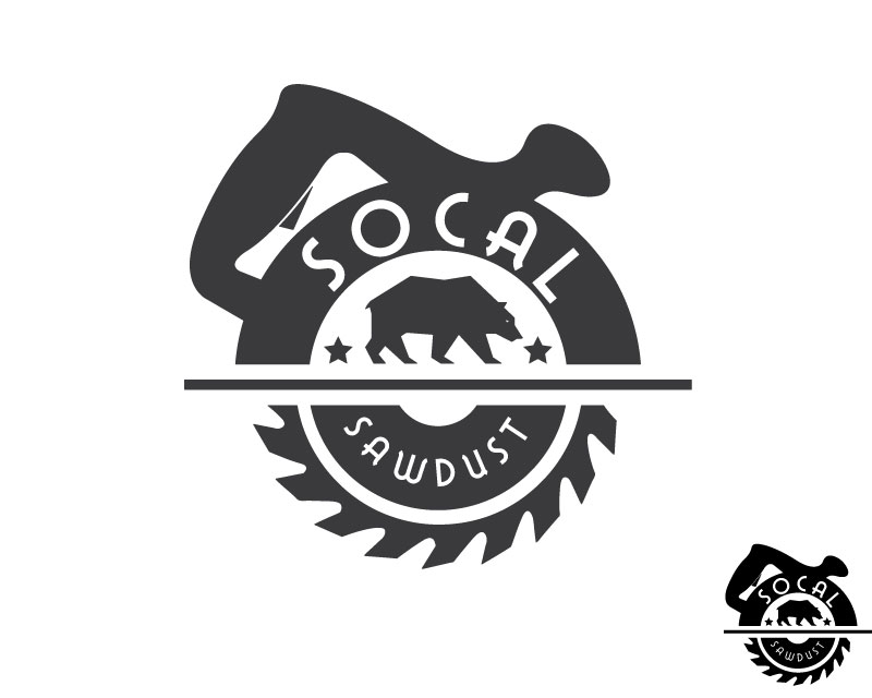 Logo Design Entry 1288173 submitted by JINKODESIGNS to the contest for SoCal SawDust run by CoreyChristense1210
