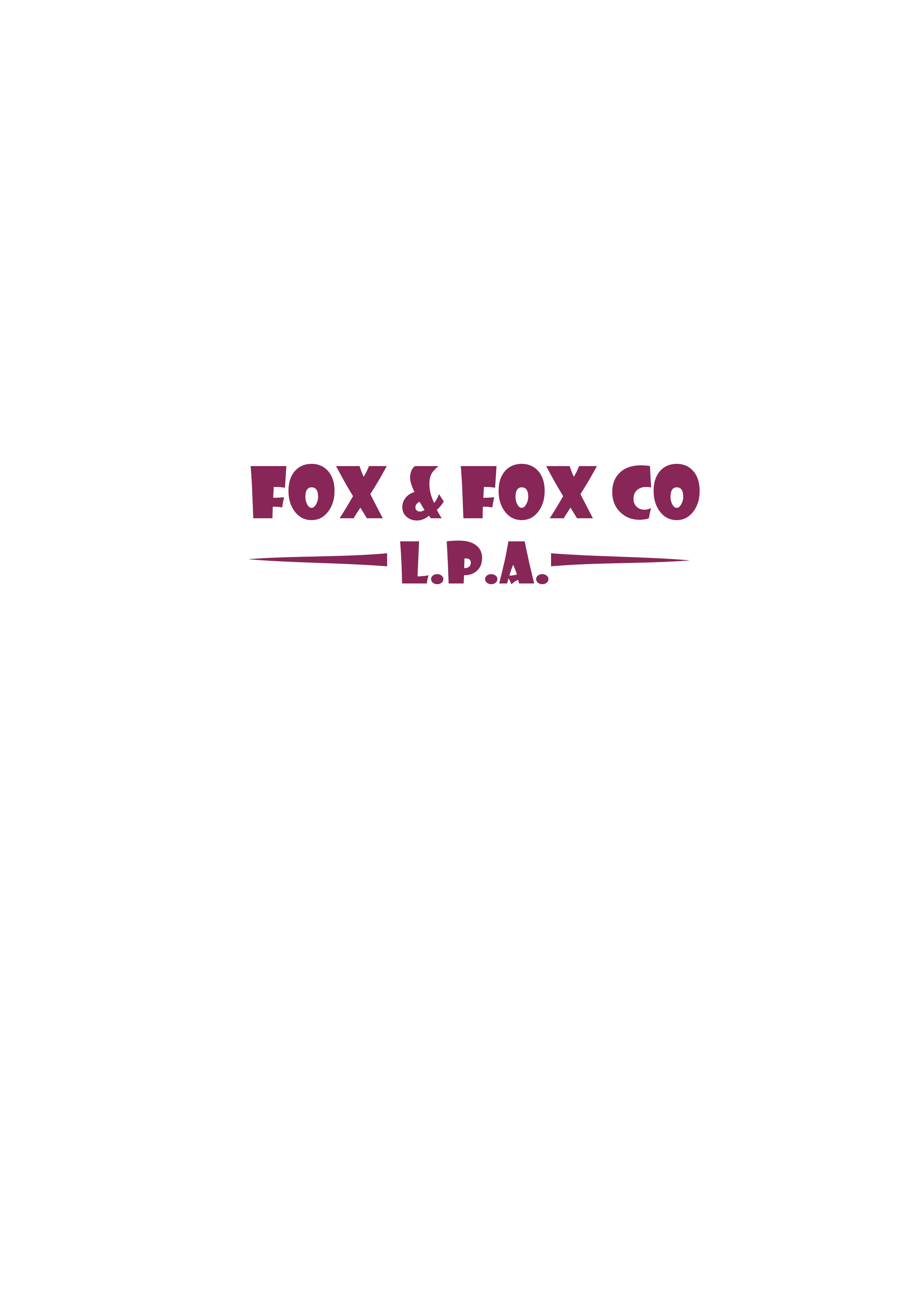 Logo Design Entry 1295049 submitted by syai to the contest for Fox & Fox Co. L.P.A. run by brandonfox
