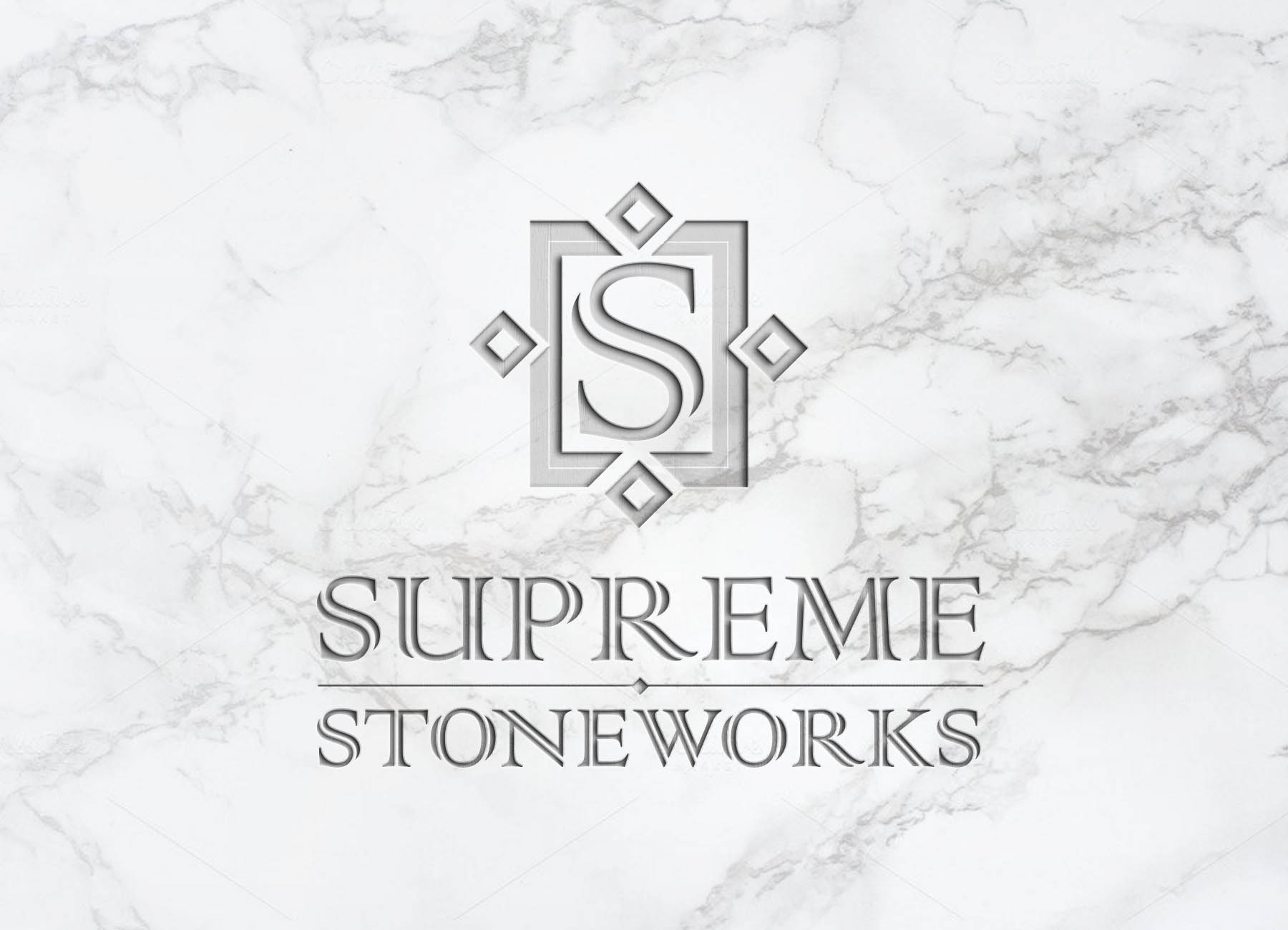 Logo Design entry 1301382 submitted by derho to the Logo Design for Supreme Stoneworks  run by SupremeSW