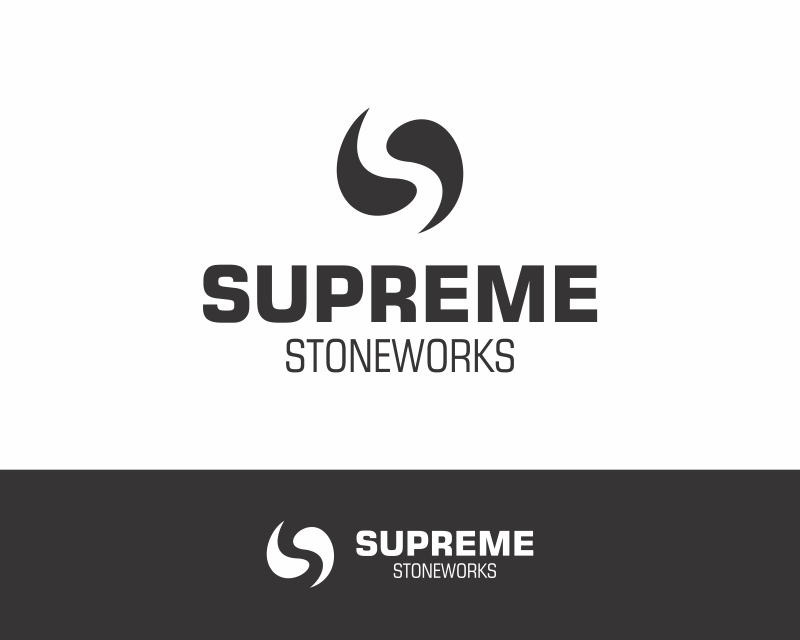 Logo Design Entry 1301395 submitted by inratus to the contest for Supreme Stoneworks  run by SupremeSW