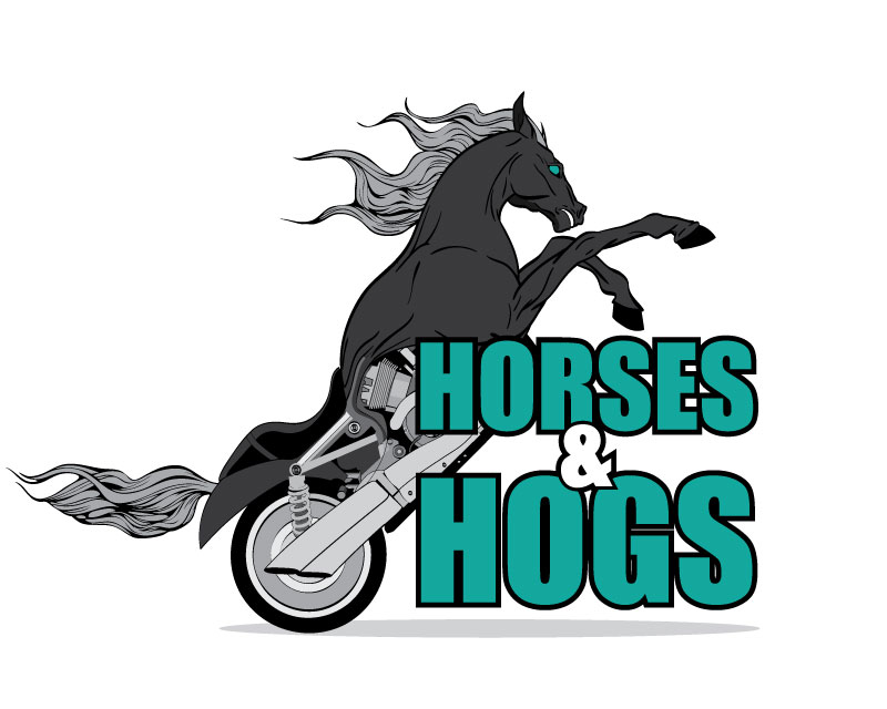 Logo Design Entry 1346686 submitted by JINKODESIGNS to the contest for Horses N Hogs run by Karesig