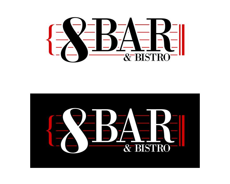 Logo Design entry 1353532 submitted by Fathenry to the Logo Design for 8 Bar & Bistro run by boomrs