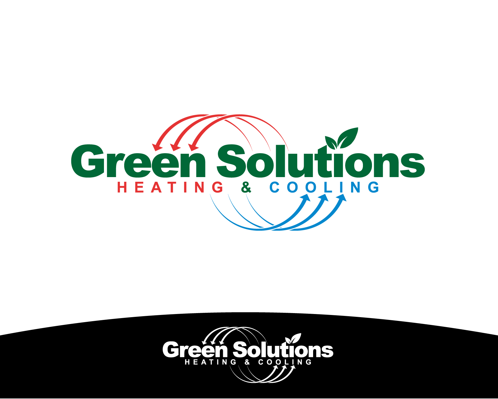 Logo Design entry 1355030 submitted by cclia to the Logo Design for Green Solutions Heating and Cooling  run by Genej123