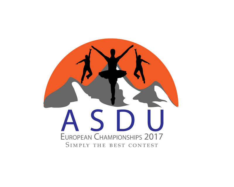Logo Design Entry 1359968 submitted by Logo Rebel to the contest for ASDU European Championships 2017 (ASDU European Championships in Musical- and Showdance) run by sjost111