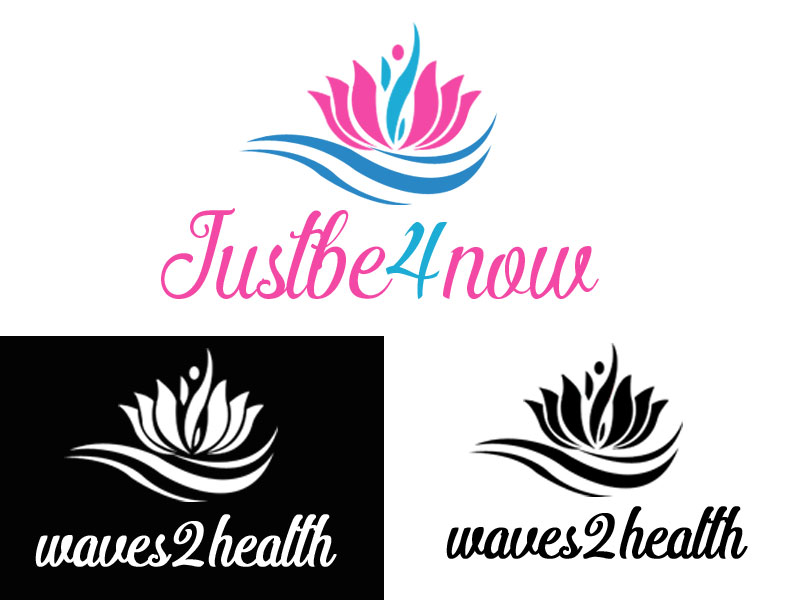 Another design by DzinerIdea submitted to the Logo Design for Justbe4now \ waves2health by Bhoangpt