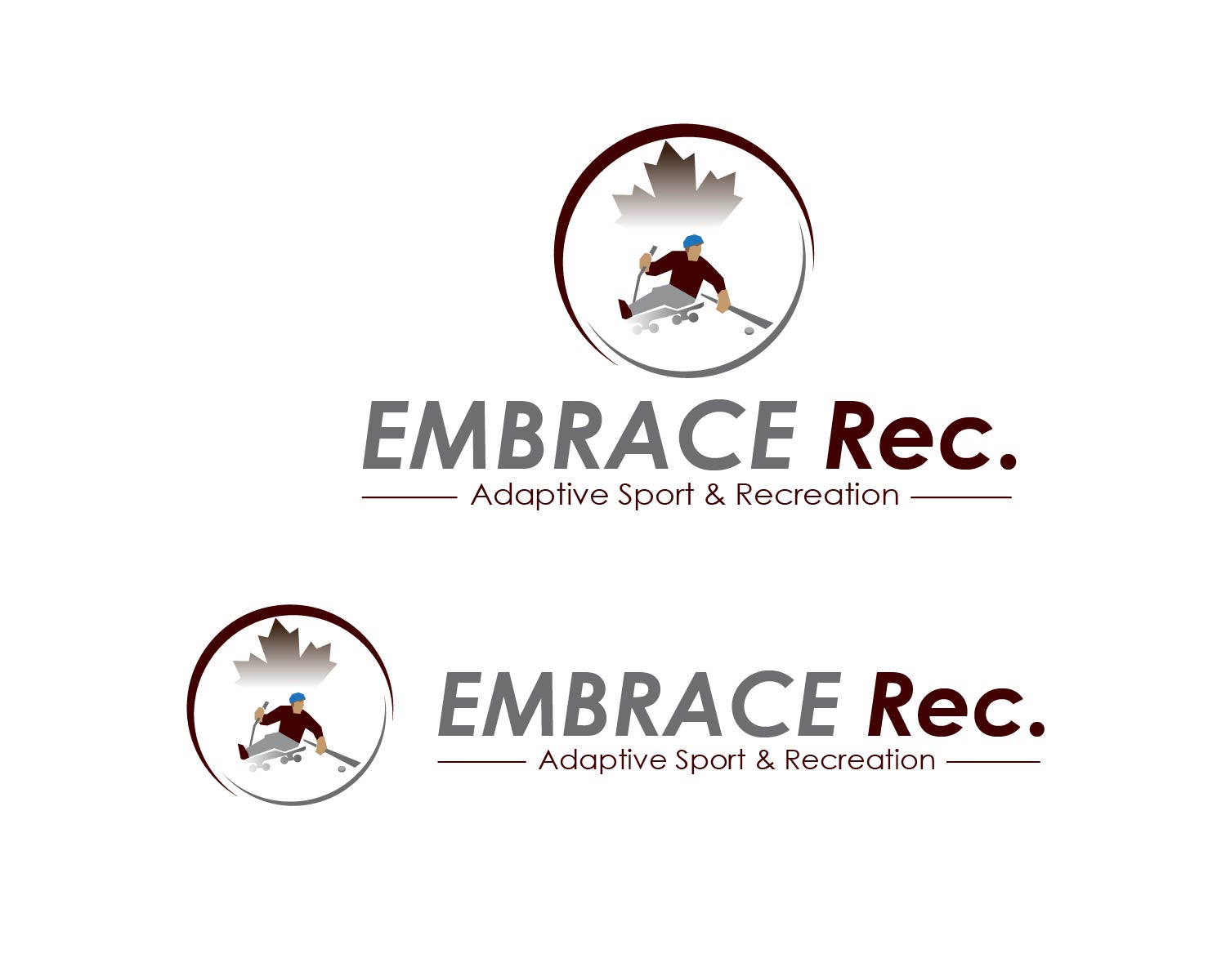 Logo Design entry 1382696 submitted by neilfurry to the Logo Design for Embrace Rec. Adaptive Sport & Recreation run by m.tar1710