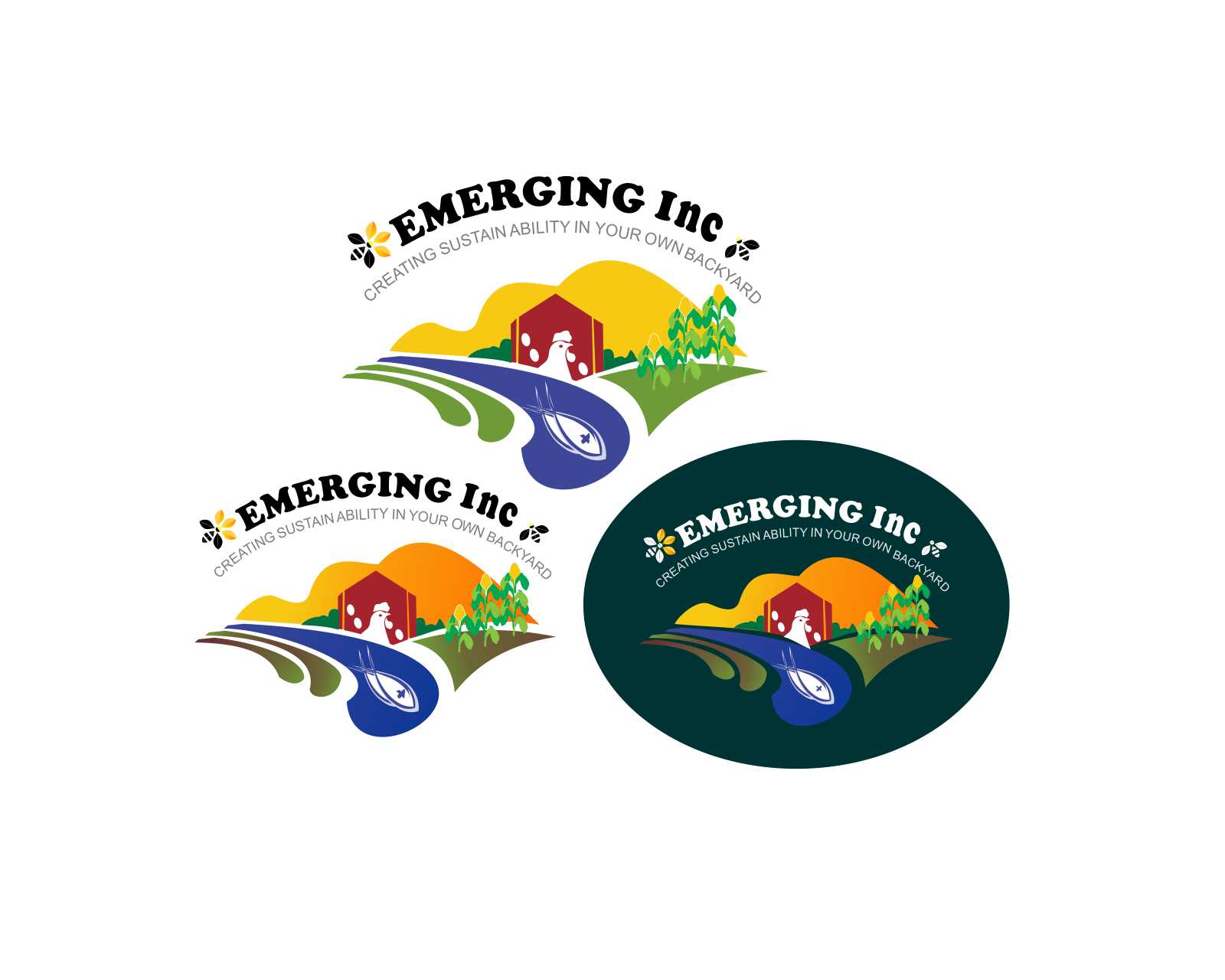 Logo Design entry 1385647 submitted by DieArte to the Logo Design for Emerging Inc run by Kpetefish