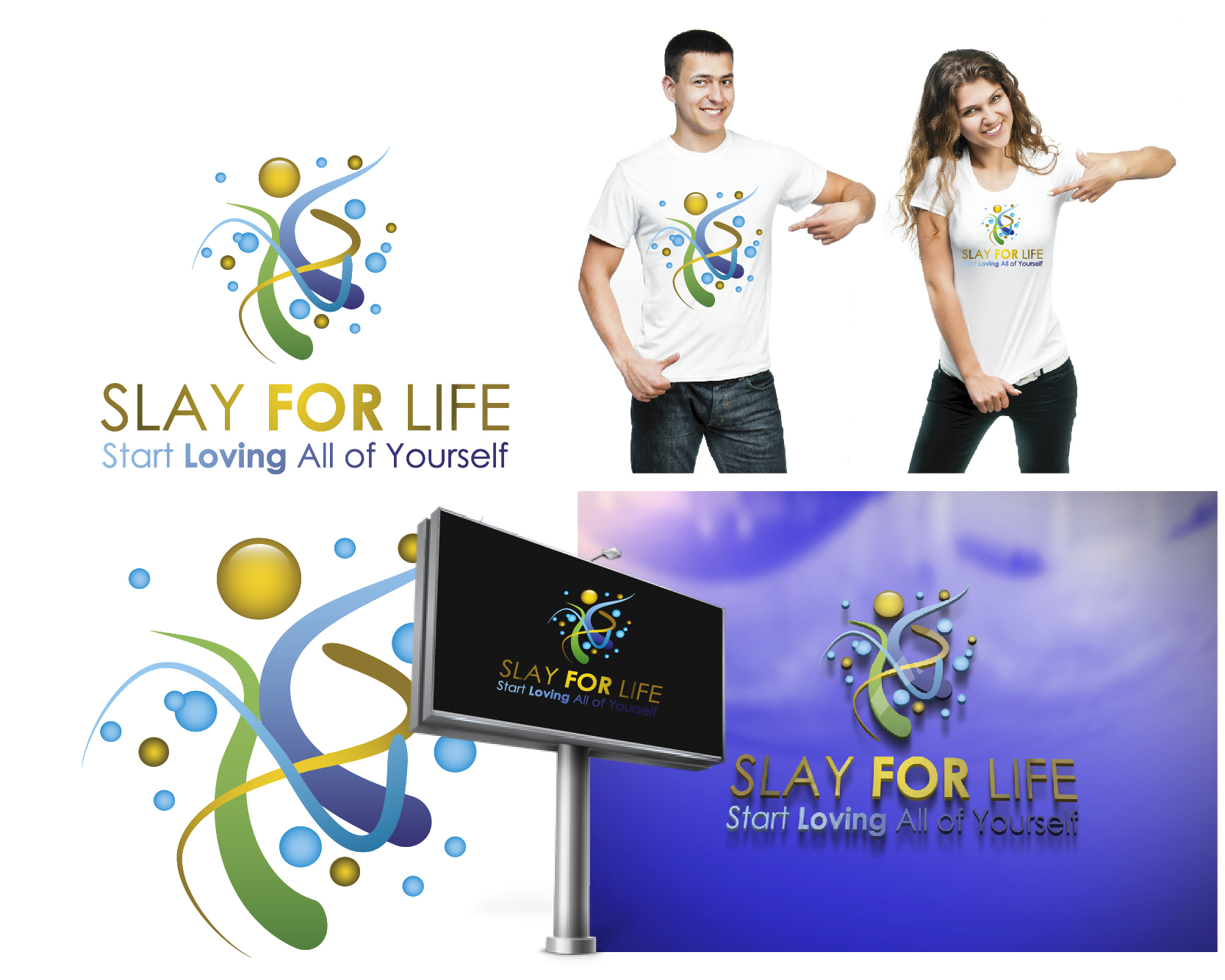Logo Design Entry 1387496 submitted by SIRventsislav to the contest for SLAY FOR LIFE run by 28 DAY CHALLENGE