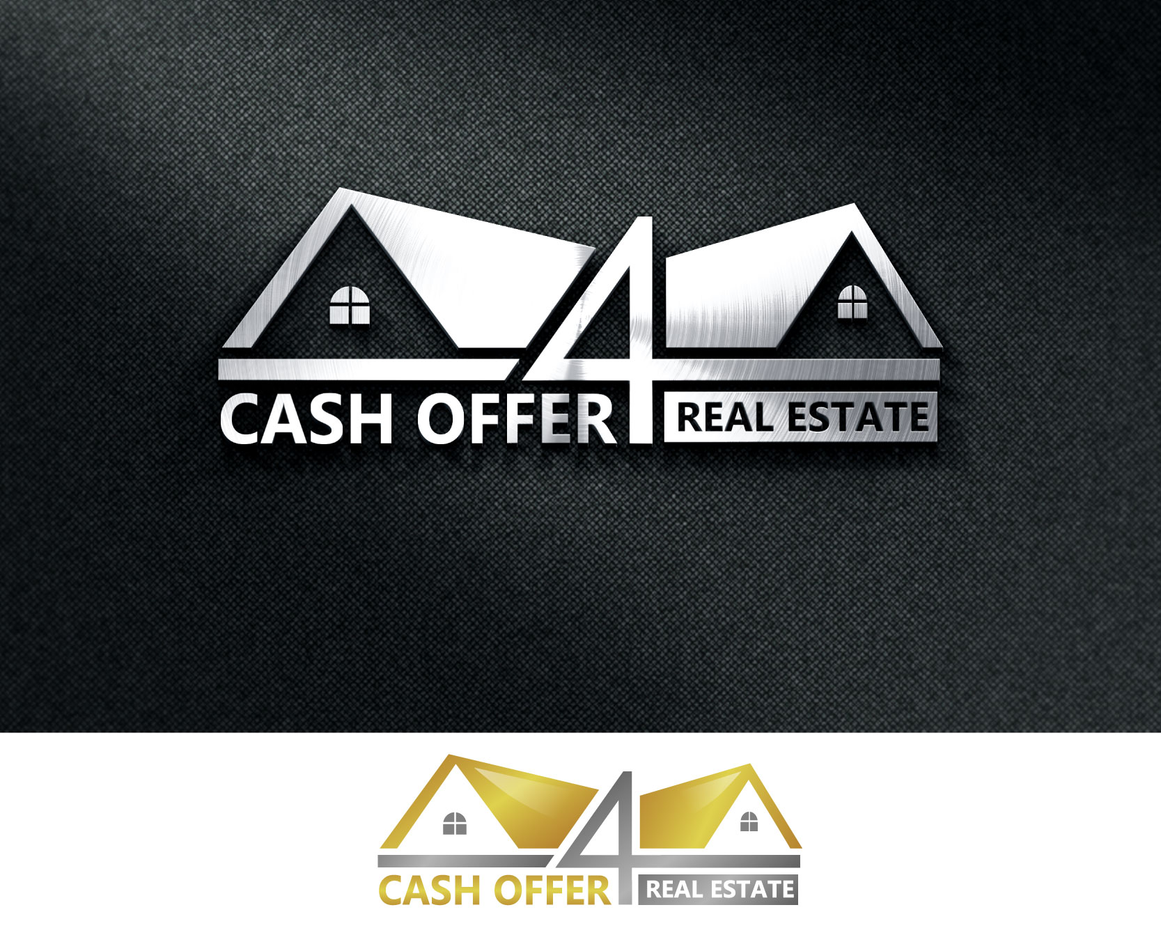 Logo Design entry 1390894 submitted by johnwick2011 to the Logo Design for Cash Offer 4 Real Estate  run by cdw702