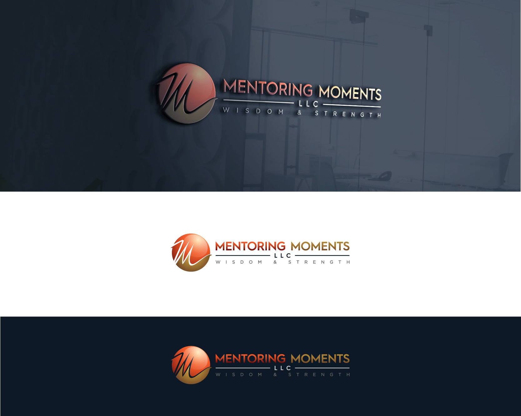 Logo Design entry 1391094 submitted by pureofart to the Logo Design for Mentoring Moments, LLC run by mlgodette