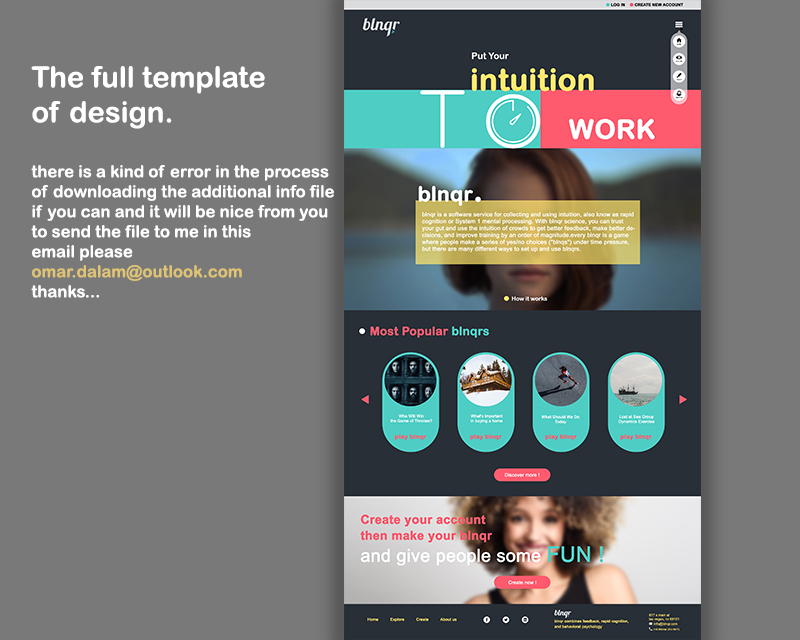 Web Design entry 1395317 submitted by Omardomo