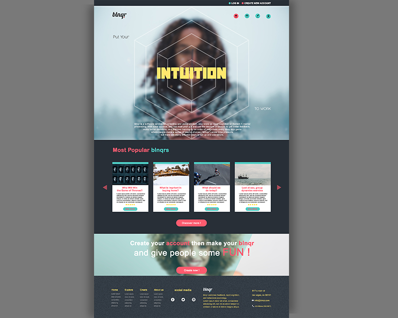 Web Design entry 1458389 submitted by Omardomo