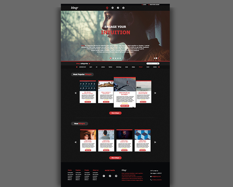 Web Design entry 1460259 submitted by Omardomo