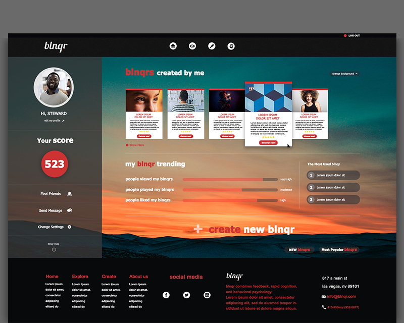 Web Design entry 1460260 submitted by Omardomo
