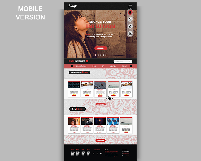 Web Design entry 1464731 submitted by Omardomo