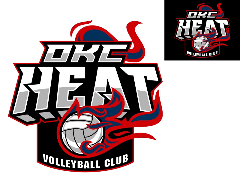 Logo Design entry 1407170 submitted by Digiti Minimi to the Logo Design for OKC HEAT VOLLEYBALL CLUB run by Silverthorne