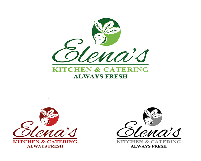 Logo Design entry 1427346 submitted by VG to the Logo Design for Elena's Kitchen & Catering run by elenastastyfood@gmail.com