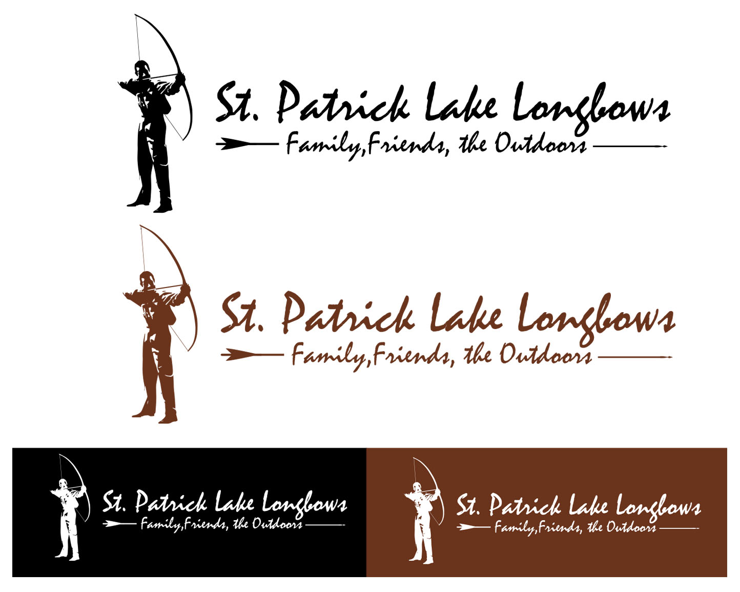 Logo Design entry 1452225 submitted by quimcey to the Logo Design for St. Patrick Lake Longbows run by erikhoff