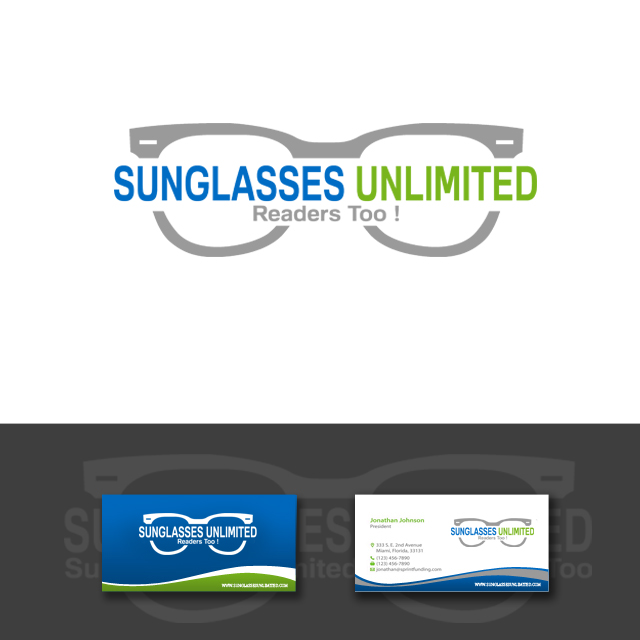 Logo Design entry 1455003 submitted by GTS to the Logo Design for Sunglasses Unlimited run by lareadingglasses
