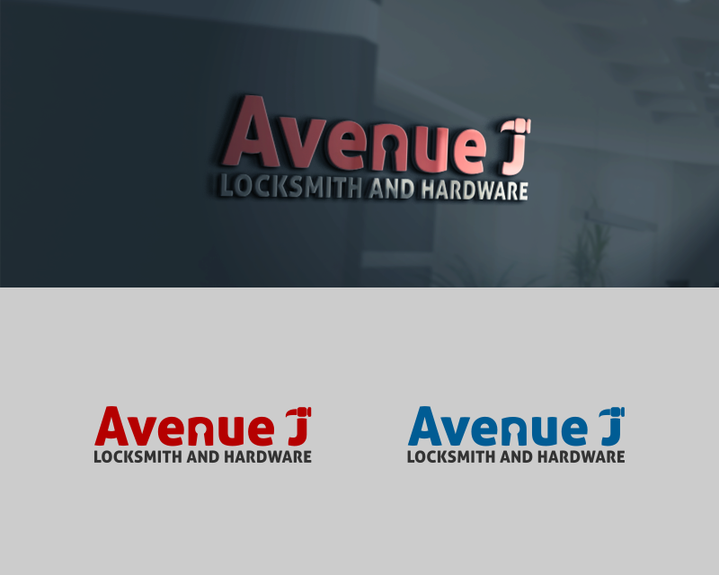 Logo Design Entry 1455527 submitted by mznung to the contest for Avenue J Locksmith and Hardware run by stevenmoller1