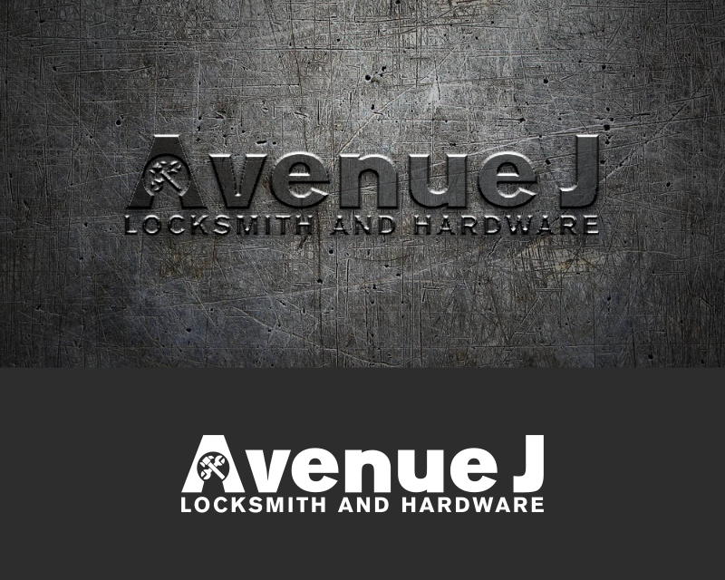 Logo Design entry 1455529 submitted by mznung to the Logo Design for Avenue J Locksmith and Hardware run by stevenmoller1